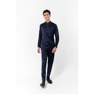 BM6069 Pazze Baju Melayu Slim Fit - Navy Blue