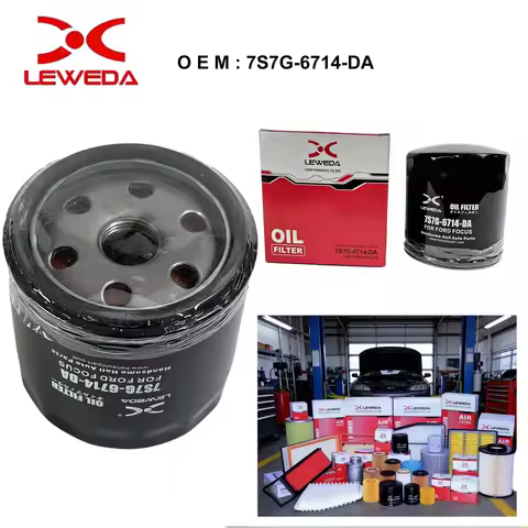 LEWEDA Car Engine Oil Filter 7S7G-6714-DA 1S7G6714DA High Efficiency Replace BM5G-6714-AA For Ford F