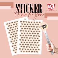 9.9 READY STOCK Sticker Thank You murah 3cm