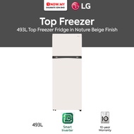 LG 493L Smart Inverter TMF Refrigerator GN-B452PBFK | 5 Star Energy Efficient Linear Cooling Nature 