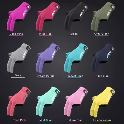 Professional High Quality Form-Fitting Billiards Glove Anti-Slip Breathable Ergonomic 3 Finger Snook