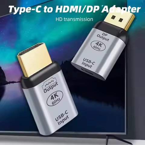 USB C to HDMI 4K Adapter,USB C to DP 4K Adapter,Type C-HDMI/DisPlayPort Converter For Tablet & Phone