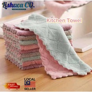 Local Seller 30x30cmDish towe Kitchen Towel Microfiber SuperAbsorbent Kitchen Rag Cleaning Rag Table