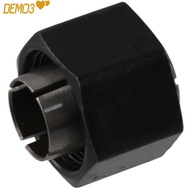 [DEMO3] Router Collet Replacement, 1/2" Steel Router Fittings, Portable Black M19 Silver Router Coll
