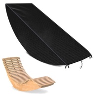 Outdoor Courtyard Lounge Chair Dust Cover with Buckle Windproof Design Courtyard Lounge Chair Protec