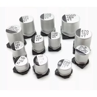 (5pcs) SMD Electrolytic Capacitor - 10V 16V 25V 35V 50V 63V - 1uf 100uf 1000uf - Aluminium Electrolytic SMD Capacitor 电容