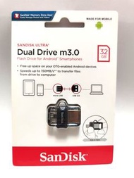 ✨全新行貨✨ 現貨✨SanDisk  Ultra Dual Drive m3.0 雙用隨身碟 Android 裝置適用 (32GB)