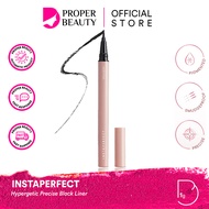 HITAM Instaperfect Hypergetic Precise Black Liner Indonesia/Eyeliner Marker 1g/Pigment/Smudgeproof/Precise/Pigmented/Natural/Wing Bold/Long Lasting/Not Easy To Fade/Solid/Shade Black/Black Color/Eye Liner/cosmetic Eyes Makeup Series