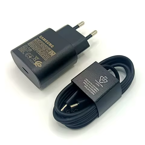 SAMSUNG S25 25W Type C Fast Charging Charger Usb C Power Adapter 3A Cable For Galaxy Z Flip8 7 6 5 S