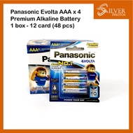 1 Box (48pcs) Panasonic Evolta AAA (3A)x4 Premium Alkaline Battery