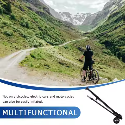 Bike Tire Pump Bike Tire Inflator 300PSI Tire Air Compressor Bicycles Pump Inflator Lightweight Hand