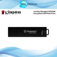 Kingston IronKey Managed D300SM Encrypted USB Flash Drive | FIPS 140-2 Level 3 Certified | Customiza