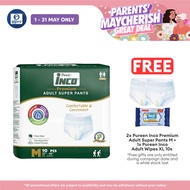 Pureen Inco Adult Super Pants - Size M (10 Pcs)