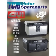 GIVI BOX 100% ORIGINAL GIVI BOX B32/B33/B34/B42/B45/MTN29/MTN39