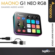 Maono G1 Neo PD100X and Ps22 Lite Dynamic Microphone Audio Mixer Gaming Mic RGB Mic Streaming Mic fo