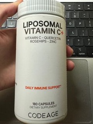 Codeage 維他命 維生素 c 脂質體 liposomal vitamin with 洋蔥素 鋅 類黃酮 玫瑰果