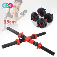 Short Straight Barbell Stick 47cm Dumbbell Bar Stick PVC Barbell Stick Dumbell Bar With Barbell Buck