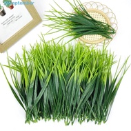SEPTEMBER 24Pcs Artificial Spring Grass, Injection-Molded UV Resistant Fake Greenery, Natural Look G