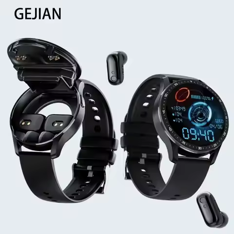 GEJIAN X10 Headset Smart Watch TWS Two In One Wireless Bluetooth Dual Headset Call Health Blood Pres
