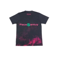 MBOISNOISE Black Pink Sports Running Jersey "Pace $antuy"