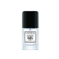 Catrice Power Gel 2in1 Base &amp; Top Coat เบสและท็อปโค้ท น้ำยาเคลือบเล็บ  (10.5 ml)