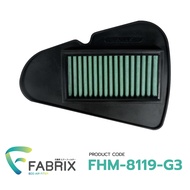 กรองอากาศรถจักรยานยนต์ Fabrix (Honda BeatFi Scoopy 125I Zoomer X) FHM-8119-G3