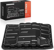 A-Premium Transmission Oil Pan with Drain Plug Compatible with Nissan Pathfinder, Frontier, Armada, 