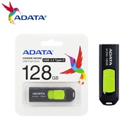 100% ต้นฉบับ USB UC300 ADATA 3.2 USB แฟลชไดรฟ์32GB 64GB 128GB ชนิด256GB ตัวเลือก Type-C UC300หน่วยความจำ U ขนาดเล็ก USB เพนไดรฟ์
