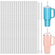 18Pcs Clear Replacement Straws Compatible with Stanley|Owala|Simple Modern 40 oz 30 oz 64 oz Cup Tum