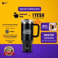 Tyeso Aura Tumbler Portable Stainless Coffee Cup 900-1200 ML TS-8868 Vacuum Insulated Drinking Bottl