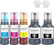 Compatible Refill Ink Bottles 502 T502 for Ecotank ET-2750 ET2760 ET-2803 ET-3750 ET-4750 ET-3760 ET