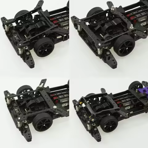 Carbon Fiber Front/Rear Bracket MA MS MSL FMA SFM AR VS S2 Reinforcing Plate CNC Stay Tamiya Mini 4W