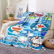 Customizable Doraemon Cartoon Cute Blue Fatty Blanket Sofa Office Nap Air Conditioning Student Dormitory Bed Soft Warm F7