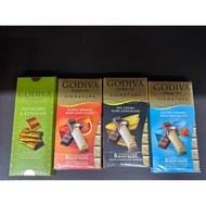 Godiva Pistachio Filled Milk Chocolate Brick Dubai Flavor Mellow Series 90% Dark Chocolate/Blood Ora