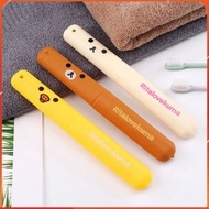 Combo of 3 Travel Toothbrush Cases - Rilakkuma Bear Toothbrush Case _GD888