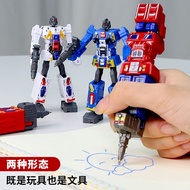 Optimus Prime Transforming Pen Transforming Pen King Kong Robot Toy Pen Children Boys Learning Toys 