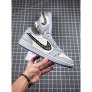 2025aj1 low top 2025DIOR-X basketball shoes men shoes white gray