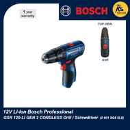 BOSCH 12V Cordless Drill / Driver GSR 120-LI ( 0 601 9G8 0L0 ) | Cordless Impact Drill Driver GSB 120-LI ( 0 601 9G8 1L0 )