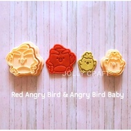 Cookie cutter RED ANGRY BIRD & ANGRY BIRD BABY