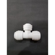 RO Tee Connector 1/4" Tube 1/4" Tube 1/4" Tube