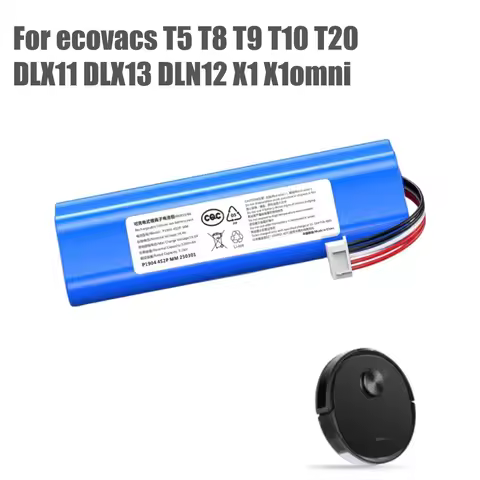 14.4V Replacement Battery for Ecovacs Deebot Ozmo 950 T5 T8 T9 Aivi T10 T20 X1 Omni DX93 DX96 DBX11 