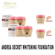 ♞Queen Cosmetic Andrea Secret Sheep Placenta Whitening Foundation Cream Whitens Minimizes Pimples 70