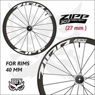 Zipp 303 firecrest sticker 28 Mm wide