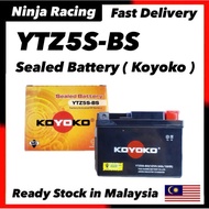 YTZ5S-BS / YTZ5 YTZ5S BS KOYOKO SEALED BATTERY / TOYO / LC135 V2 V3 V4 V5 / SRL115 / Y15 ZR Y15ZR / 