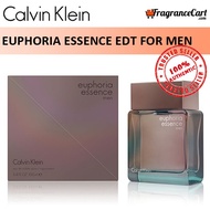 Calvin Klein Euphoria Essence EDT for Men (100ml/Tester) Eau de Toilette cK Brown [Brand New 100% Authentic Perfume]