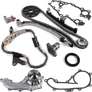 CNS Timing Chain Kit with Balance Shaft Set + Water Pump Set Compatible/Replacement for 95-04 Toyota