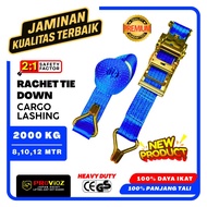 PROVIOZ RACHET TIE DOWN BELT 2000 KG 8M 10M/ 12M/ - PROVIOZ RACHET TIE DOWN CARGO LASHING BELT