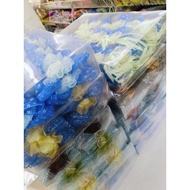 ( RZ 0286 ) 30pcs/box bunga kendarat rozet  ros riben saiz besar