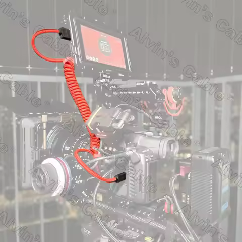 8K 2.1 Micro-HDMI to Full HDMI Braided D to A Coiled for Atomos-Ninja-V Canon-R5C R5 R6 Sony A7RIII 