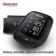 Sinocare Blood Pressure Monitor Digital Electronic Sphygmomanomet Automatic BP Machine Heart Rate Pu
